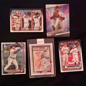 5 Shohei Ohtani Cards: 1 Project 70 #493, 1 Stars of MLB,  & 2020 Topps Cards